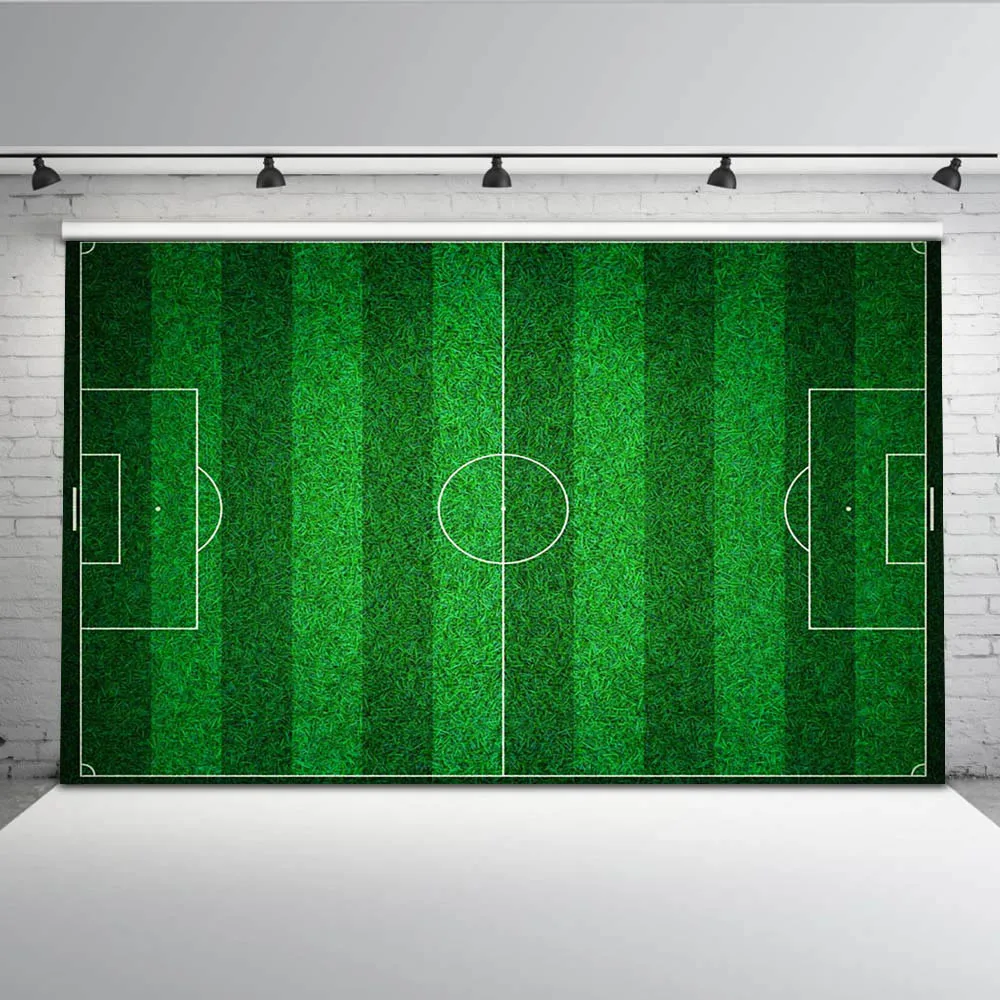 

Green Grass Backdrop for Photography Football Field Photo Background for Photographers Studio MW-130