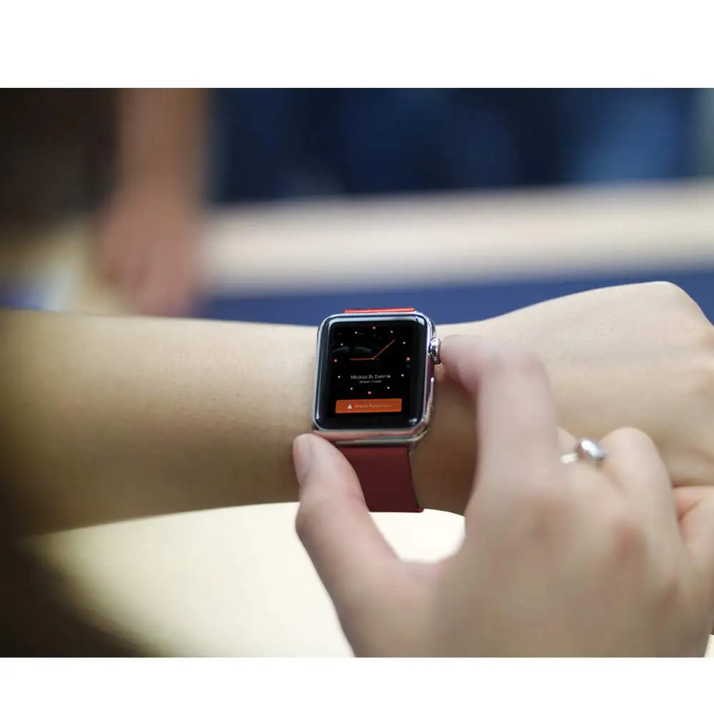 Ремешок из натуральной кожи для apple watch band 44 мм 42 38 40 Современный браслет на