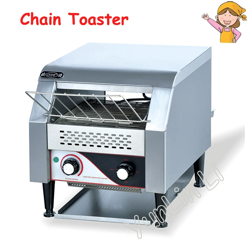 

220V Commercial Chain Toaster Food Processing Machine Kitchen Utensils Oven Baking Oven 1.34KW Toaster Oven TDL-150