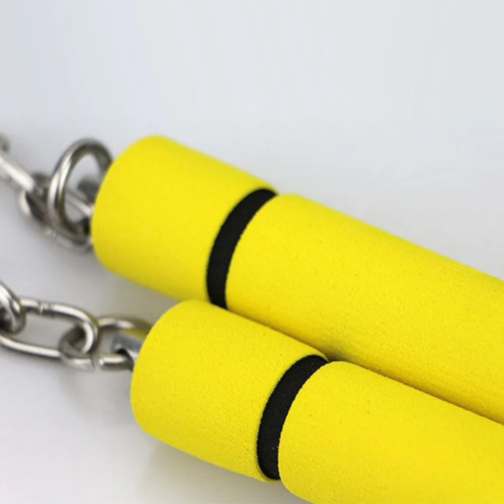 ZOOBOO кунг-фу Nunchakus боевое искусство защитная пена Nunchakus губка двойная дубинка с цепочкой из нержавеющей стали