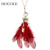 rhinestone long feather dress doll big choker necklacespendants handmade paris girl long chain maxi jewelry collier femme