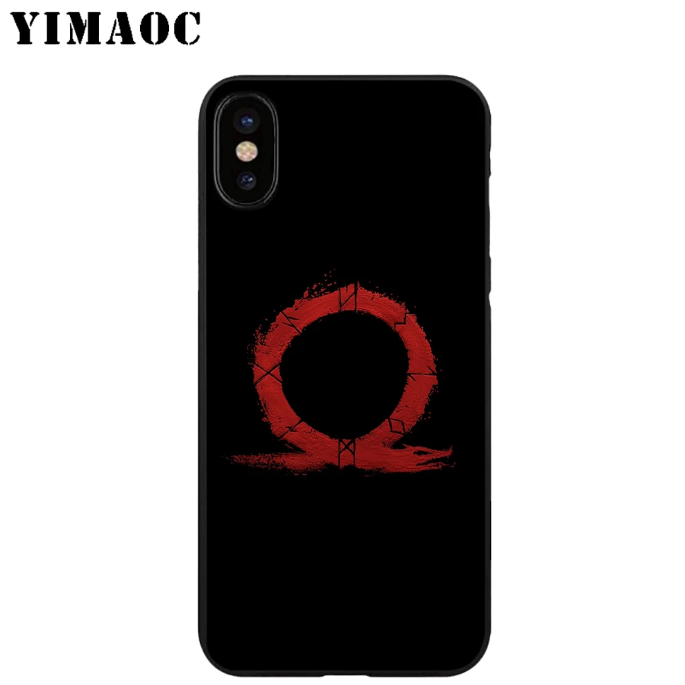 Мягкий силиконовый чехол YIMAOC God of War для iPhone X или 10 8 7 6 6S Plus 5 5S SE Xr Xs Max |