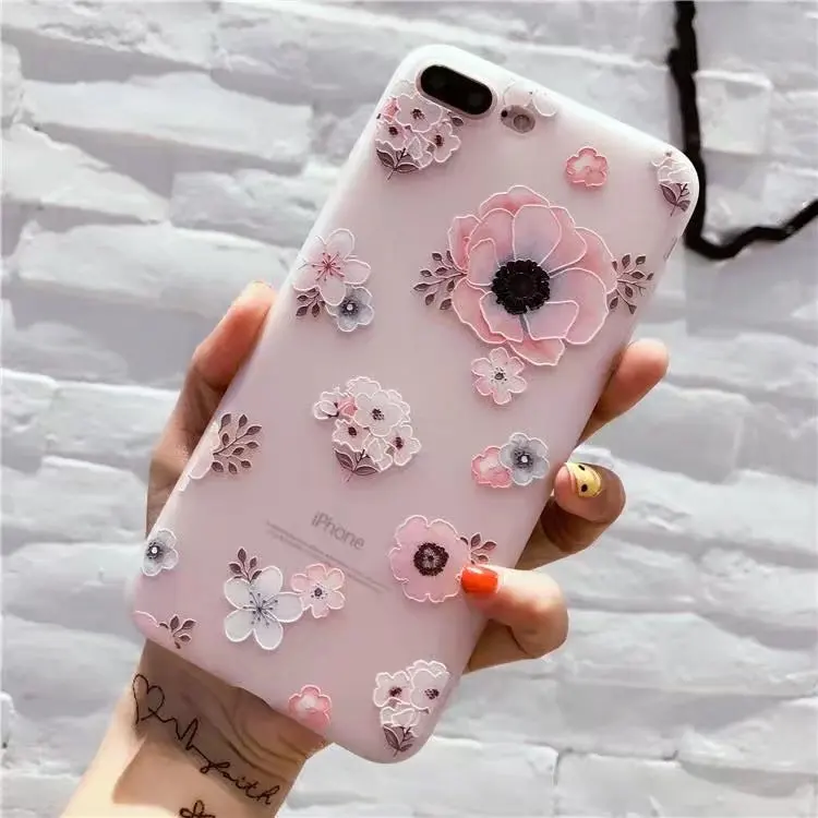 Модный мягкий защитный чехол из ТПУ с цветочным узором для iPhone 5, 5S, 5SE, тонкий бампер, чехол для iPhone, чехол на 5S, Силиконовая накладка - Цвет: 9