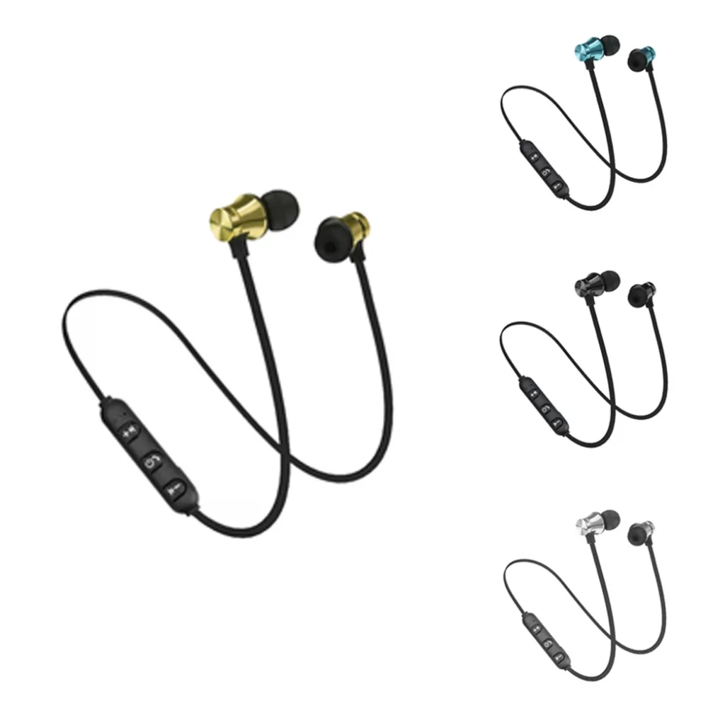 Магнитные спортивные Bluetooth-наушники XT11 стереонаушники с микрофоном для iPhone 8