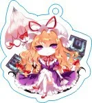 TouHou Project аниме акриловый брелок Hakurei Reimu Kirisame Marisa модные милые забавные Подвески