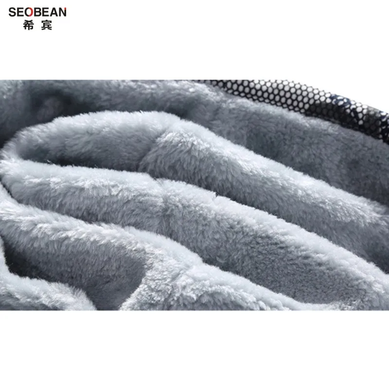 Плюс Размер Мода мужская Зимняя Толстовки Согреться Повседневная Толстовка