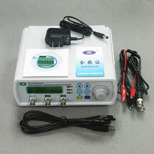 MHS 5200A Высокоточный цифровой DDS двухканальный генератор источника сигналов