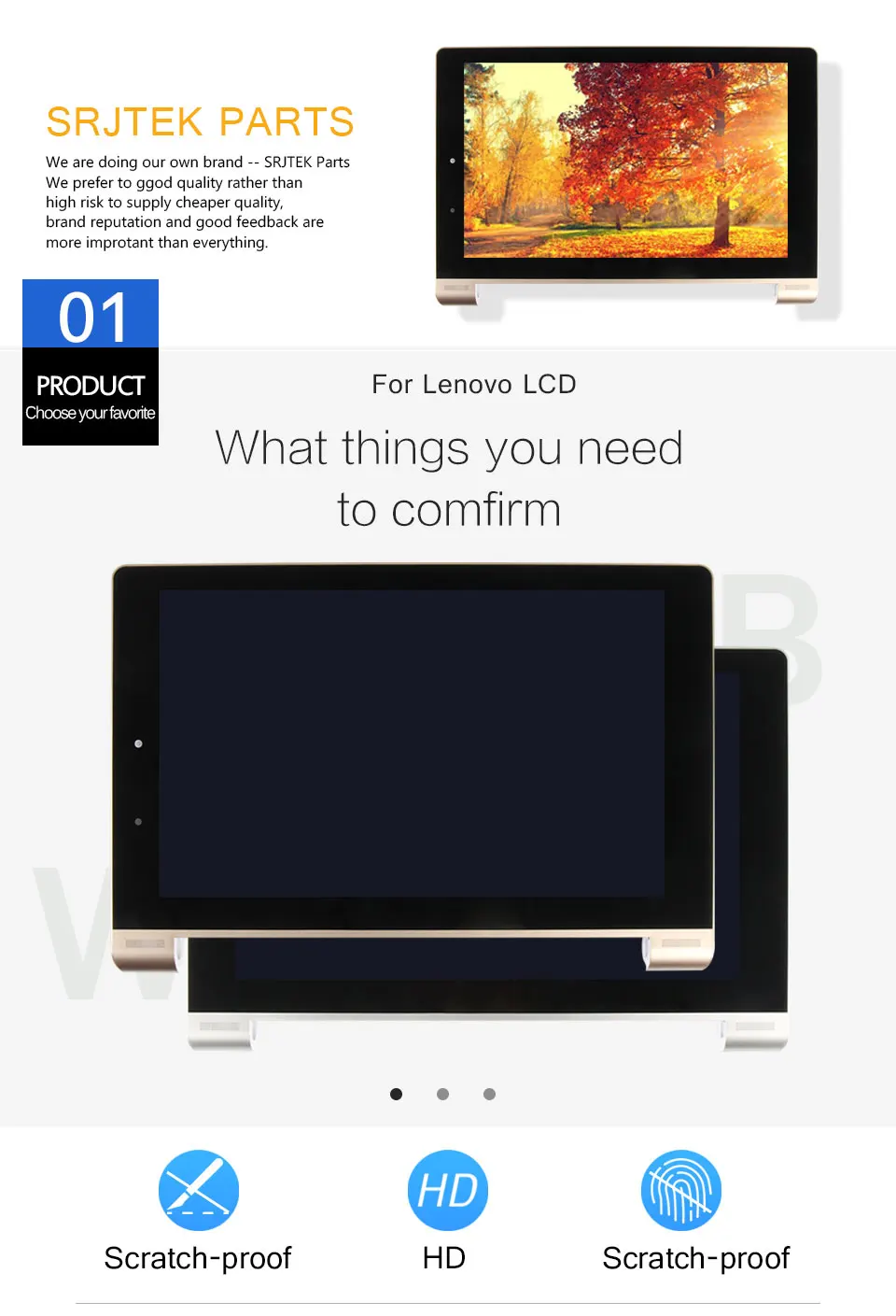 Для нового lenovo Yoga 10 B8080 B8080-F B8080-H Замена ЖК-дисплей сенсорный экран+ рамка сборка золото серебро