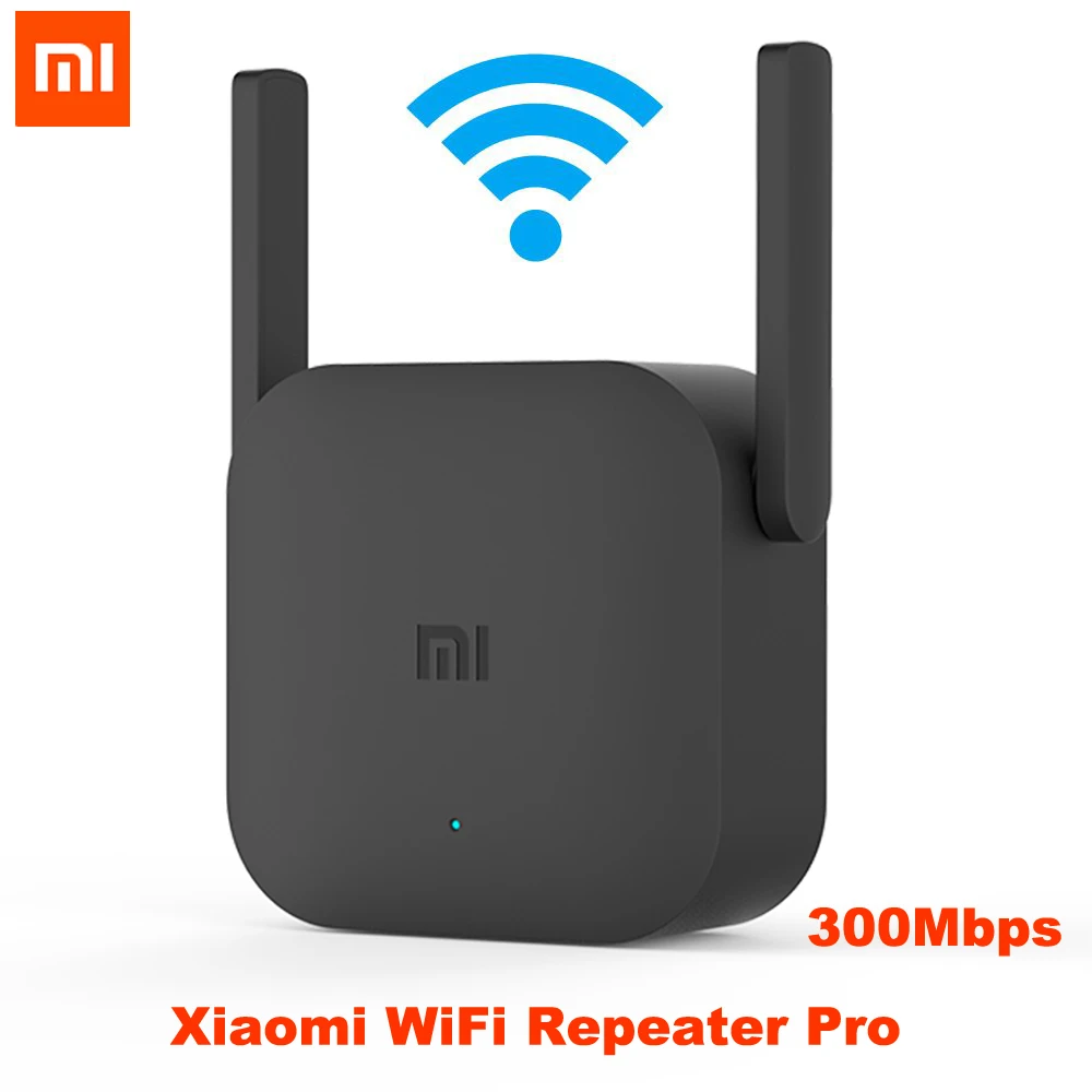 Фото Xiao mi jia WiFi ретранслятор Pro 300 M усилитель сетевой маршрутизатор мощности Roteador 2