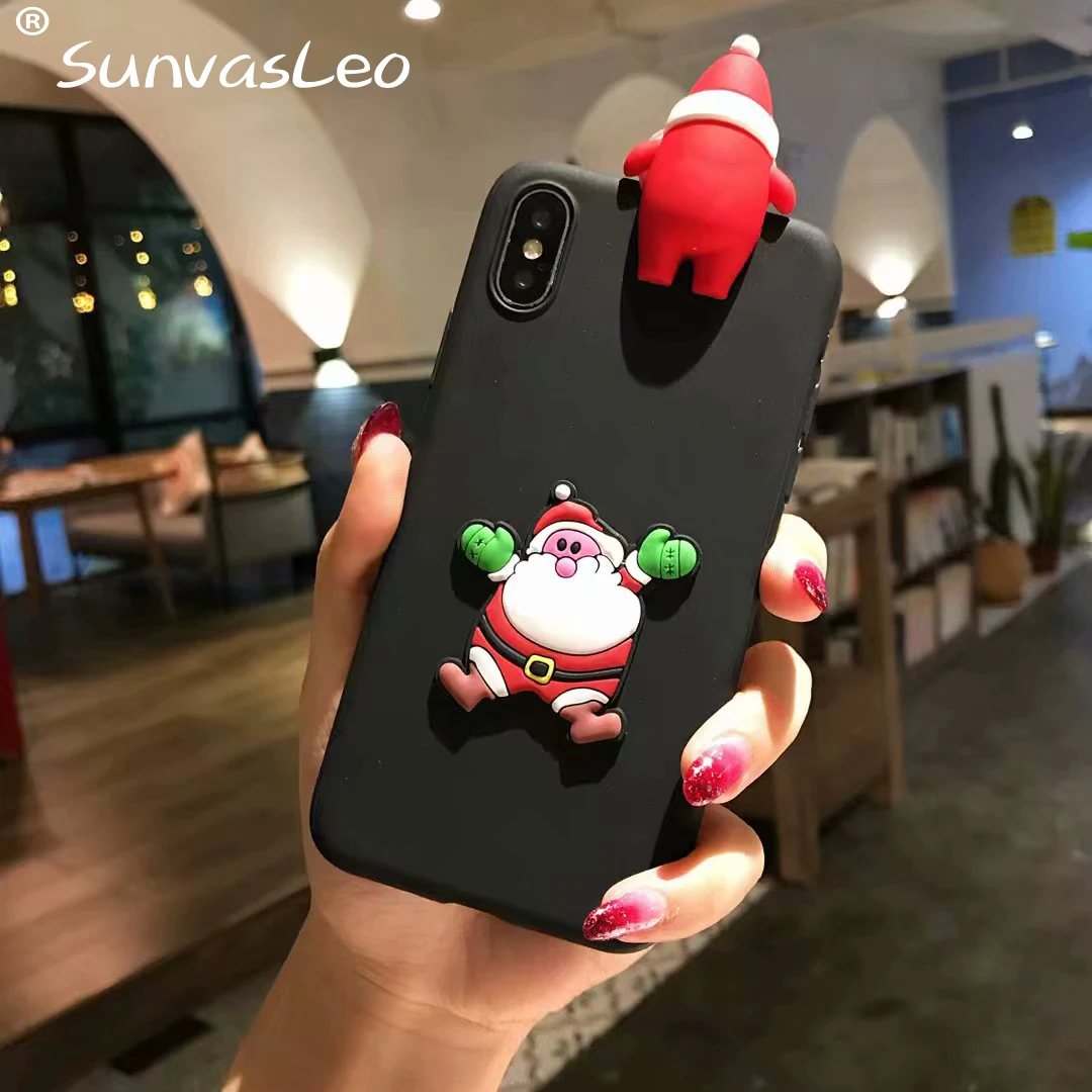 Рождественский Мягкий ТПУ силиконовый чехол для huawei mate 9 10 P20 Pro Lite P10 Y5II Y6II P Smart Honor 8 9 Y9