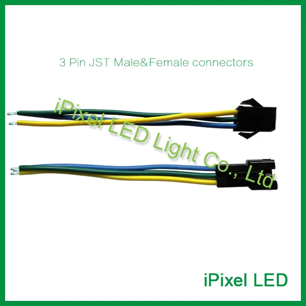 JST SM 2 5 мм Шаг 3pin RGB Светодиодная лента Проводные разъемы|connector led|connector 3pinconnector 2.5mm |
