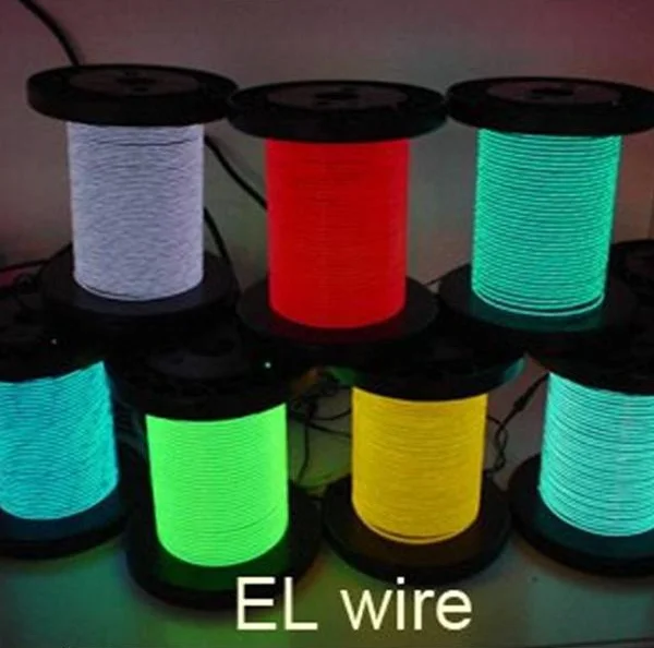 2AA на батарейках 3 м сценический свет LED 9 видов цветов EL провод трубка веревка