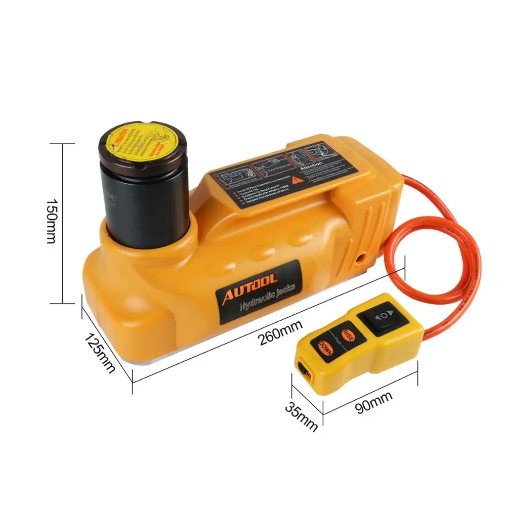 Mr Cartool 6T 12V 43 см автоматический гидравлический домкрат напольный подъемник