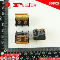 50pcs hb9500 9 5 2p hb9500 9 5mm 2pin barrier terminal block pitch 9 5mm terminal block with cover free shipping