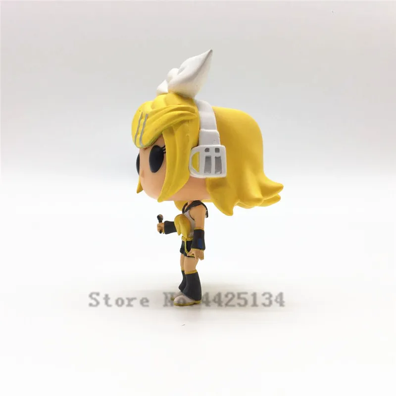 FUNKO POP Hatsune Miku Mirror Sound Action Figure Vinyl Doll Model Star Collection Model Toys For Friend Boy Girl