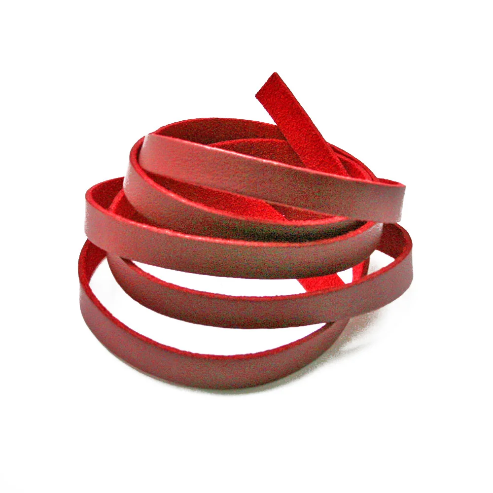 Плоская веревка из искусственной замши 100 см 8 мм | Украшения и аксессуары