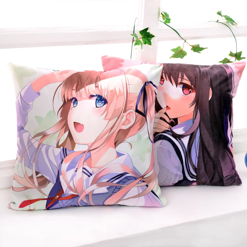 Подушка для тела Saekano Utaha Eriri Hugging в японском стиле подушка дома спальни 45x45 см