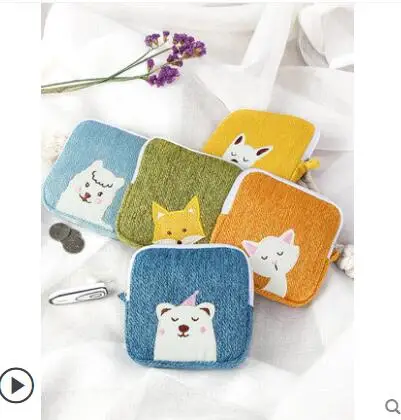 

Вместительная Портативная сумка для хранения гигиенических салфеток, милая, ручная сумка, луна, сумка для тети, маленькая сумка, студент