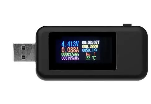 10 in 1 black 8 в 1 USB Тестер Вольтметр постоянного тока измеритель напряжения power Bank емкость батареи монитор QC2.0 3,0 зарядное устройство детектор Скидка 40 - Цвет: 10 in 1 black