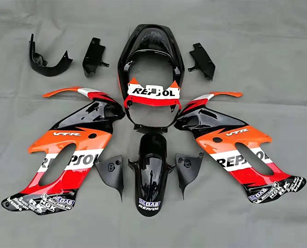VTR1000F 97-05 инжектор ABS обтекатель КУЗОВ Cowling рамка Крышка боковая панель крыло для Honda VTR 1000F 1997-2005