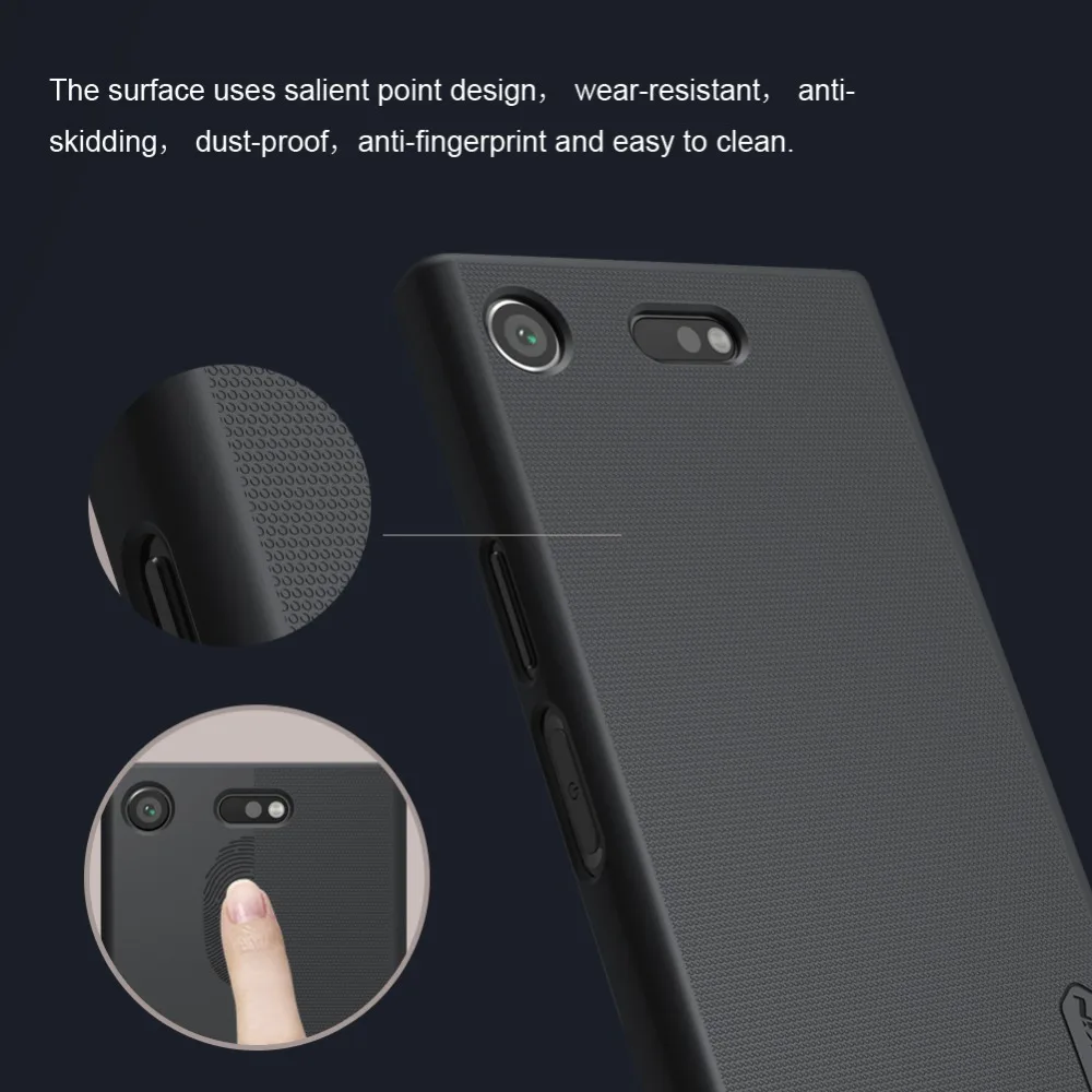 Чехол для Xperia xz1 compact/Xperia xz4 compact чехол Nillkin матовый защитный пластиковый жесткий чехол-накладка для Xperia XZ1 чехол