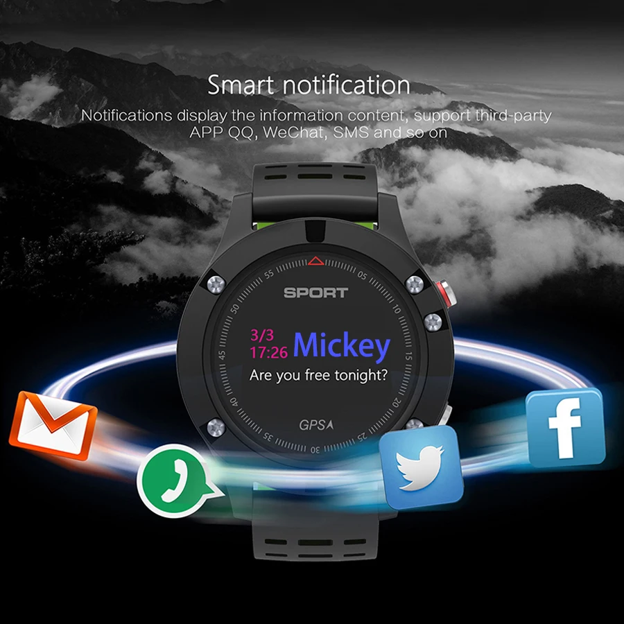 Roadtec rd5 Смарт часы GPS сердечного ритма Мониторы Часы Bluetooth SmartWatch спортивные