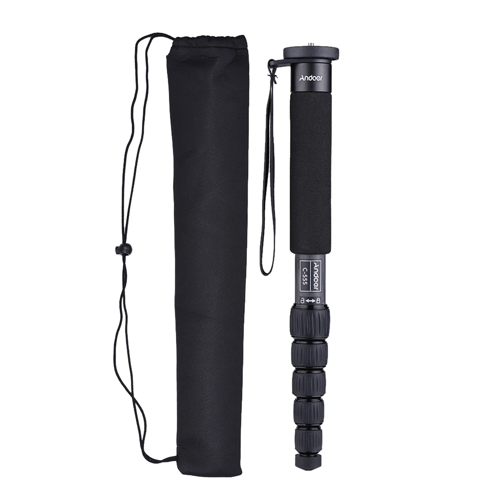 Штатив Andoer C 555 155 см/фута для камеры из углеродного волокна макс. нагрузка 10 кг/22