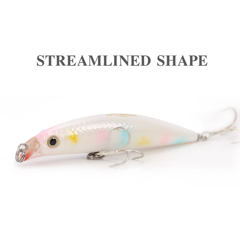 Le Fish Trulinoya DW18 90mm 10g Minnow Long Cast Artificial Bait Fishing Lures dive 0.5m Tackle free shipping | Спорт и развлечения