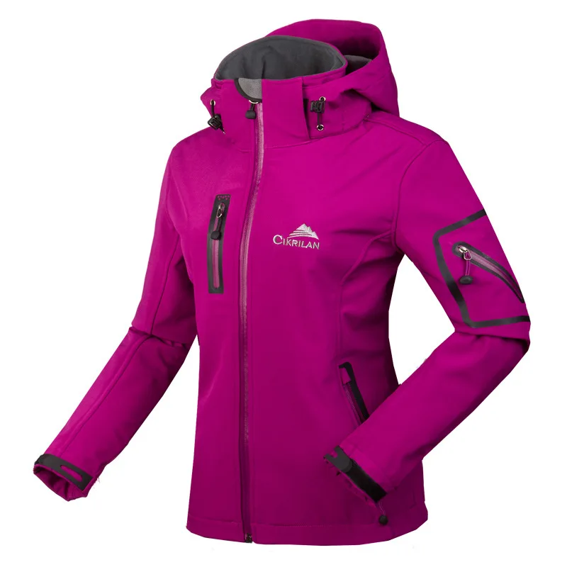 Giacca Softshell traspirante impermeabile resistente all'acqua invernale giacca a vento da donna sport all'aria aperta per arrampicata escursionismo pesca in campeggio