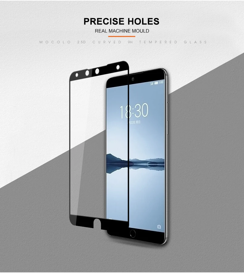 Для Meizu 15 Экран протектор Mocolo полное покрытие 9 H 15 плюс M15 Стекло пленка для Meizu 15 плюс закаленное стекло Экран протектор