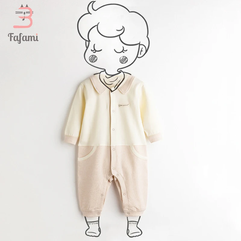 2 шт/комплект Одежда для новорожденных органический хлопок детские комбинезоны