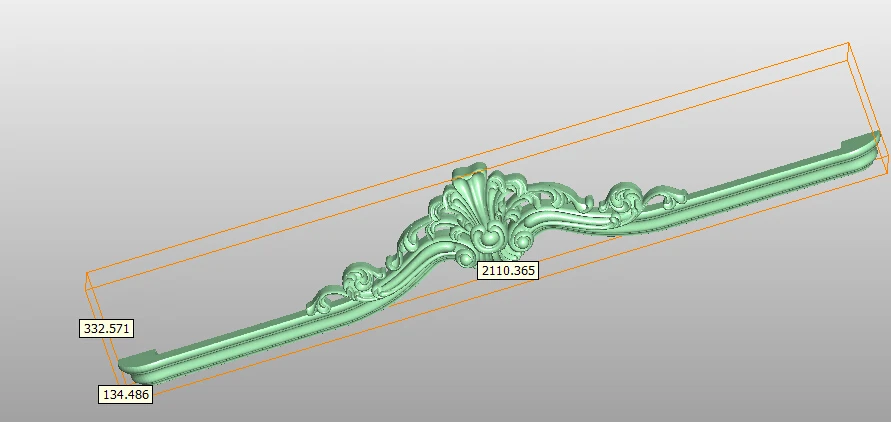 Модель 3D STL для фрезерного станка с ЧПУ рельефная резьба дизайн мебели диван