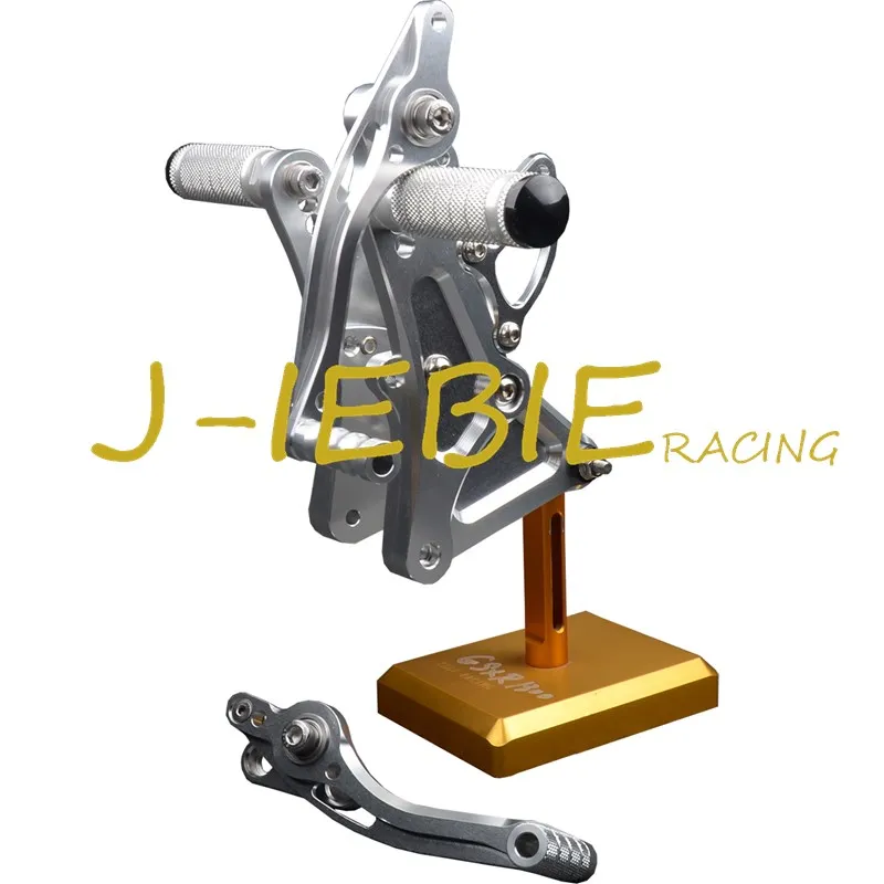 CNC гоночный Rearset Регулируемые задние комплекты подножки подходят для Buell XB9 XB12 XB9R