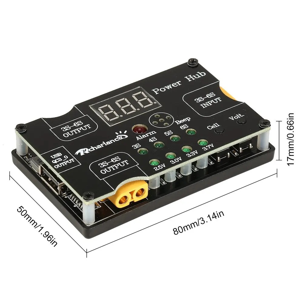 Концентратор Мощность RC XT60 3A Зарядное устройство адаптер доску для телефона Ipad