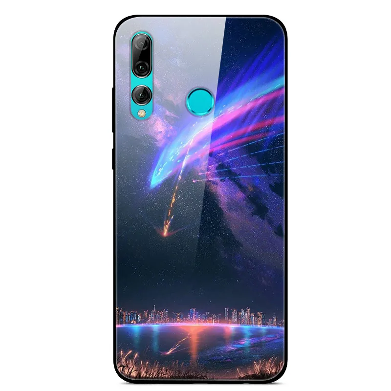 02 Чехол для huawei honor 10i, чехол из закаленного стекла, Жесткий Чехол для телефона, чехол для huawei honor 10i HRY-LX1T 10i 10 i, ТПУ бампер, чехол s - Цвет: 02