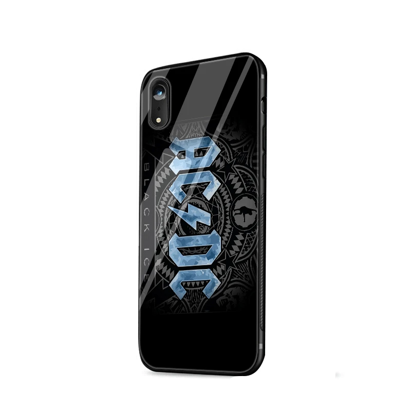 Ac Dc черный лед тяжелый металл музыка ТПУ чехол для iPhone 11 Pro XR X XS Max 5 5S 6 6s 7 8 Plus Защита