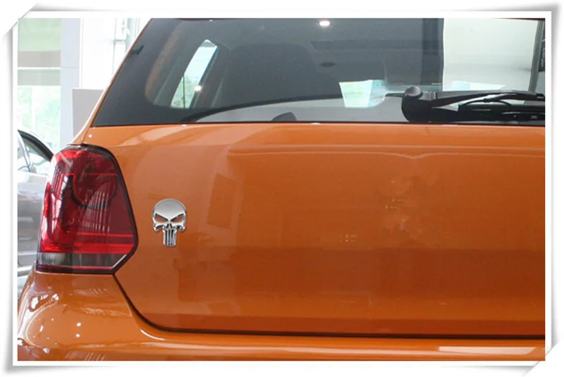 2018 новый автомобильный Стайлинг череп металлический стикер значок для SUZUKI vitara