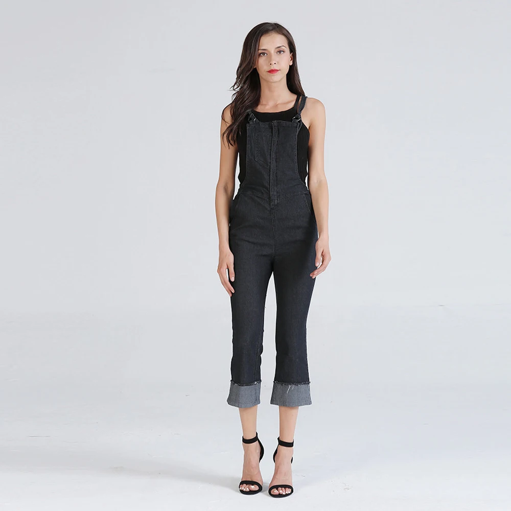 ИПЦ повседневные джинсы Для женщин комбинезон джинсовые комбинезоны длинные