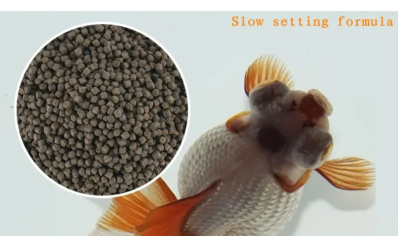 Depont Ranchu Золотая рыбка для улучшения цвета еды медленное оседание Тип высокое