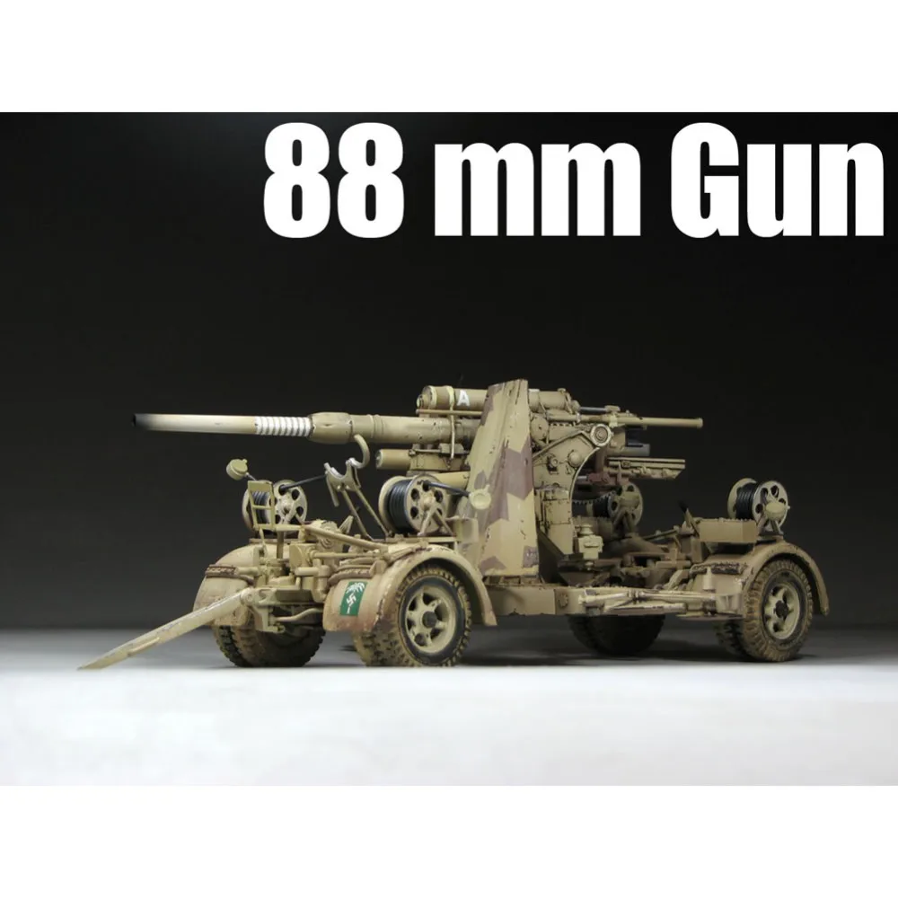 Tamiya 35017 1/35 немецкий 88 мм пистолет Flak 36/37 Вт/9 фигурок Ks750 Военная AFV сборочная модель