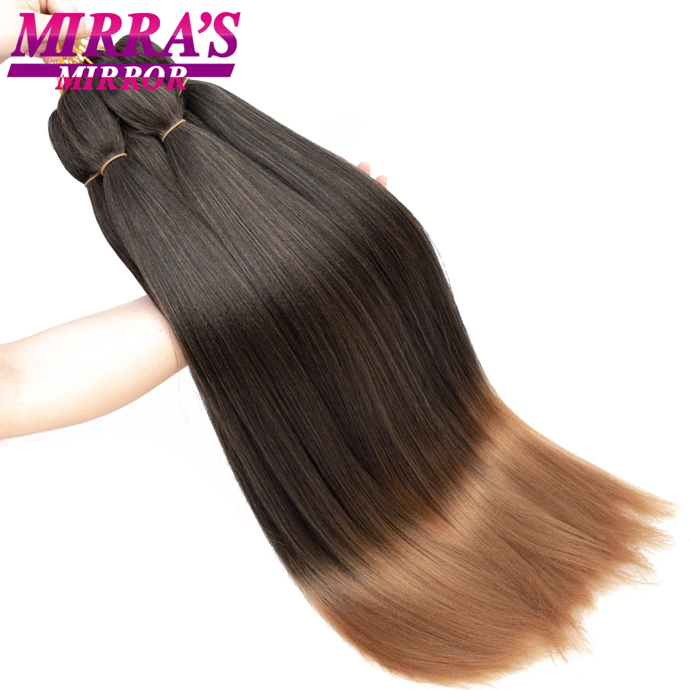Mirra's Mirror Jumbo косы волос 2" 26" Ombre плетение волос 2 тона синтетическое плетение волос для вязаный крючком горячей воды набор