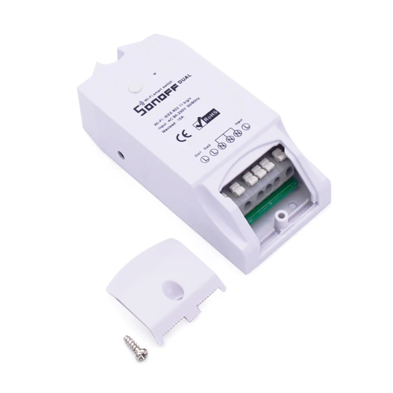 Sonoff двойной 2CH Wifi освещение переключатель мульти-устройство управления led два