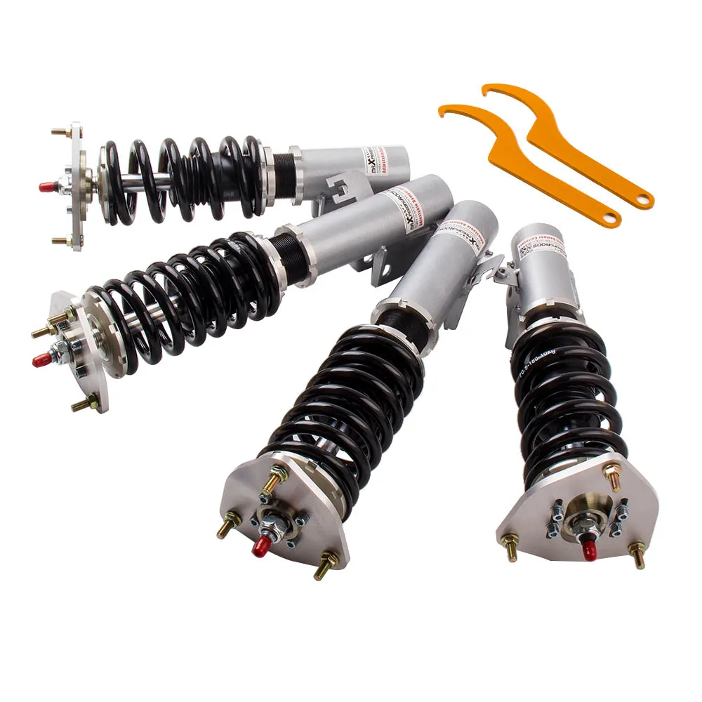 Спереди и сзади 24 способов гаситель coilover стойки для Subaru Impreza WRX GC8 93-01 амортизаторы