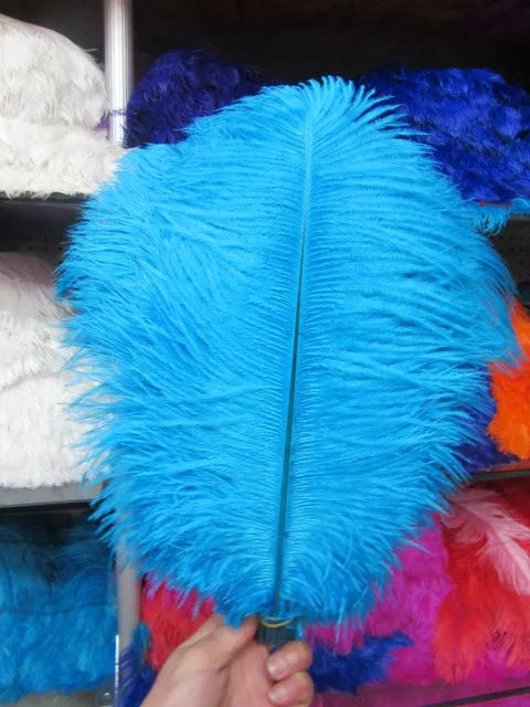 

Hot Sale 50PCS Ostrich Feather 40-45 cm Wedding Decoration Party Plumage Decorative Celebration Sky Blue Free Shipping