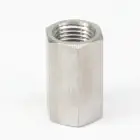 Соединительная муфта с шестигранным стержнем из нержавеющей стали 14 дюйма NPT с внутренней резьбой, соединитель для труб, воды, газа, масла, 304 МПа