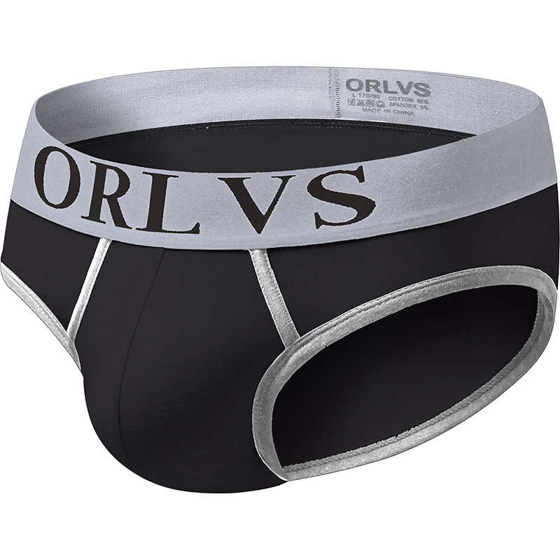 ORLVS 2019 мужские сексуальные трусы брифы из хлопка нижнее белье cueca