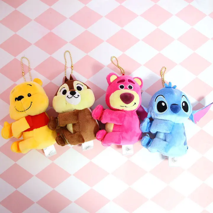 Disney милый мультфильм Креативный школьный кошелек монета сумка Плюшевые куклы стежка сумка с подвесками аксессуары