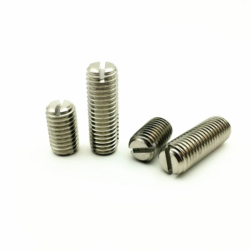 20 шт M2 нержавеющая сталь шлицевые Винты без головы Болты с плоской головкой конец