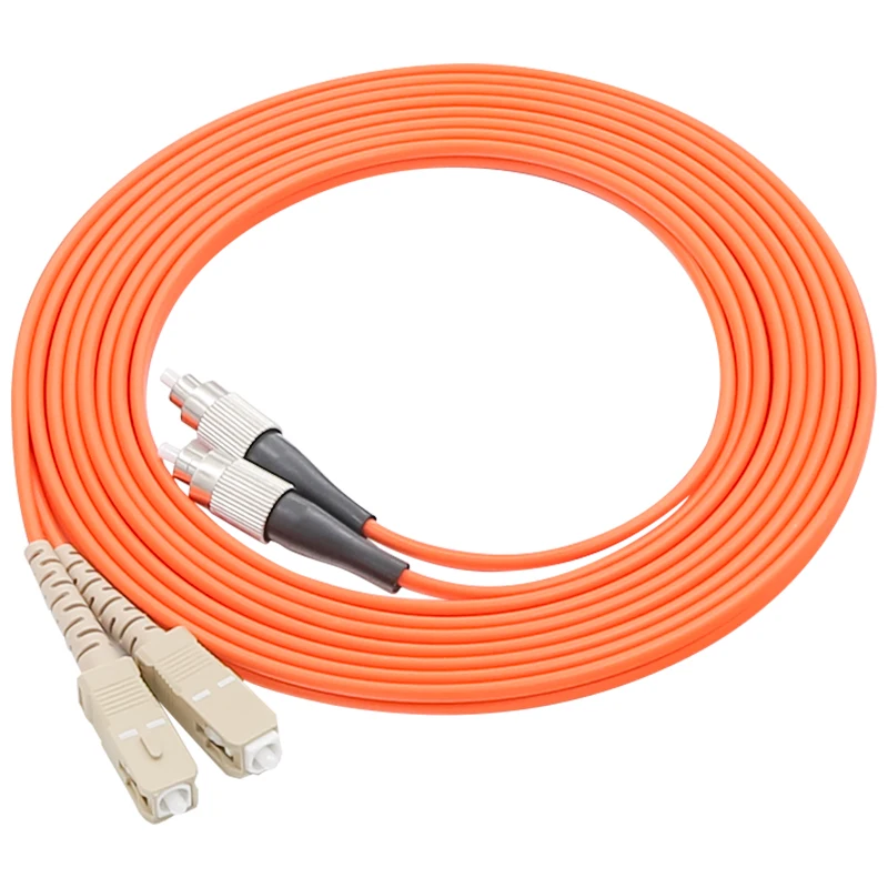 SC/UPC к FC/UPC оптоволоконный патч-корд Многомодовый OM1 62 5/125um волоконно-канальный
