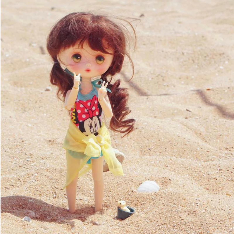 1 шт. высокое 1/6 кукла купальный костюм купальник для Blyth, Pullip, Azone, Barbies, Monster, кукла licca одежда аксессуары